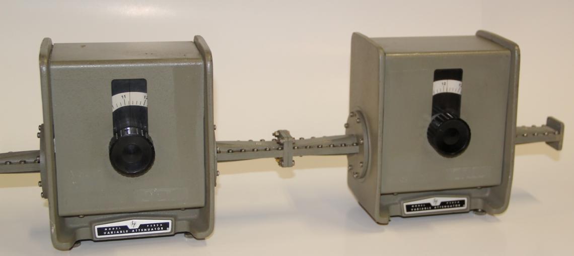50 dB Waveguide Attenuator WR-62 12.4 to 18 GHz 1.15 SWR HP / Agilent P382A 
