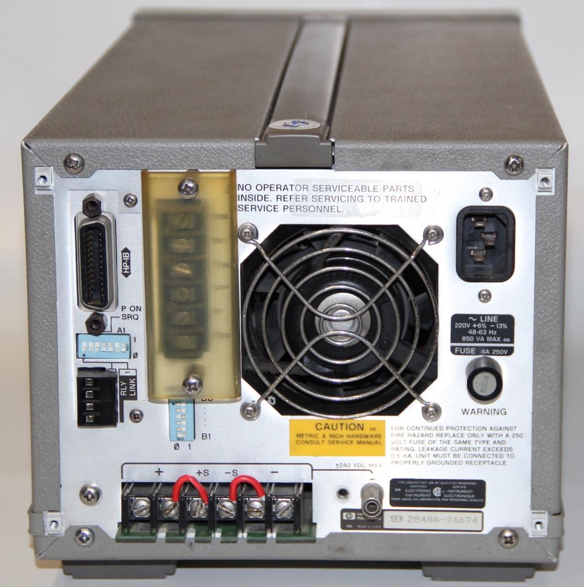 HP 6038A 60 Volt 10 Amp 200w DC System Power Supply for sale online 