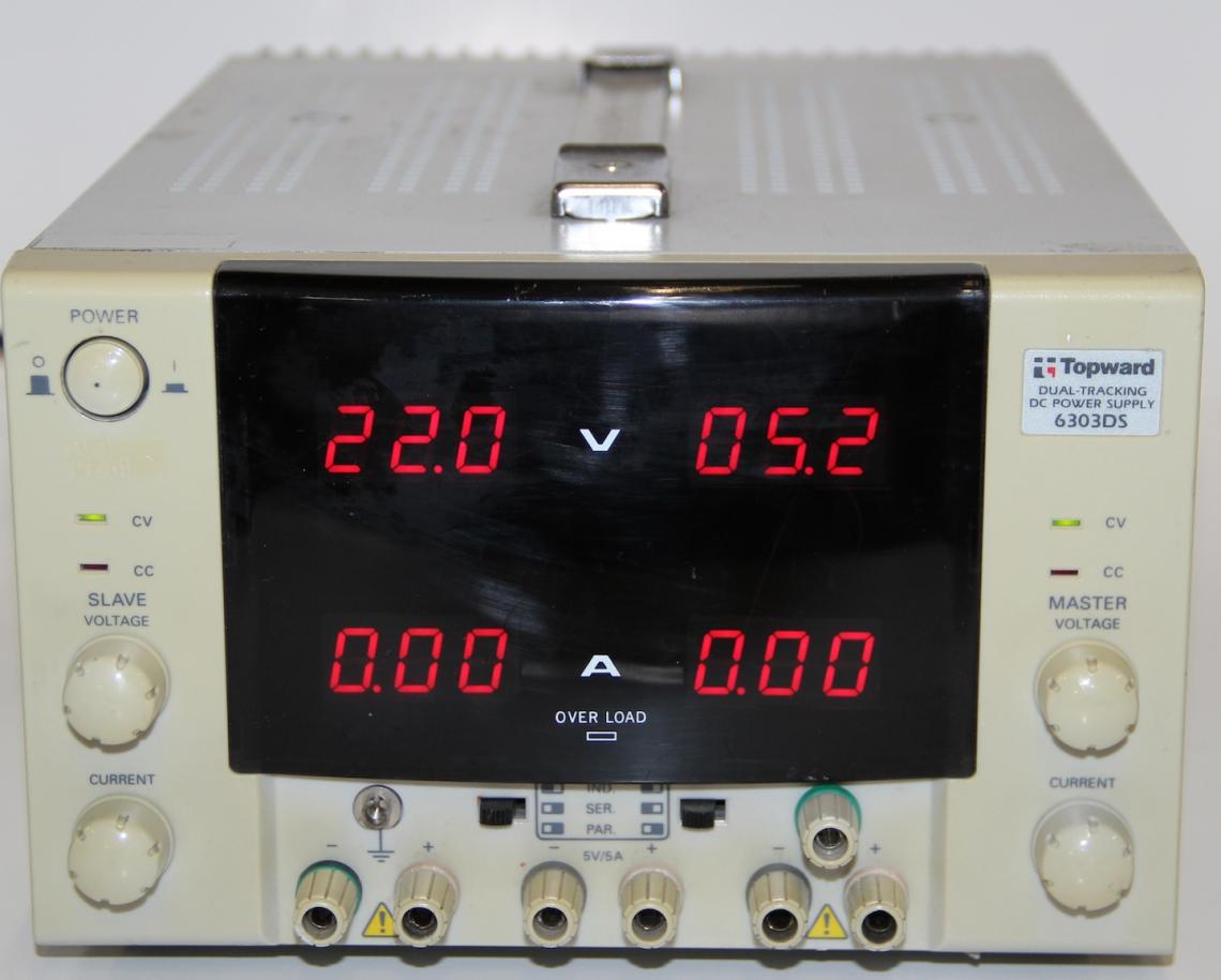 Details about   Topward 6302D DC Power Supply Dual-Tracking 0-30V/0-2A 5V/5A 